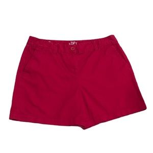 LOFT Outlet Reddish Pink Women’s Shorts 8 Original